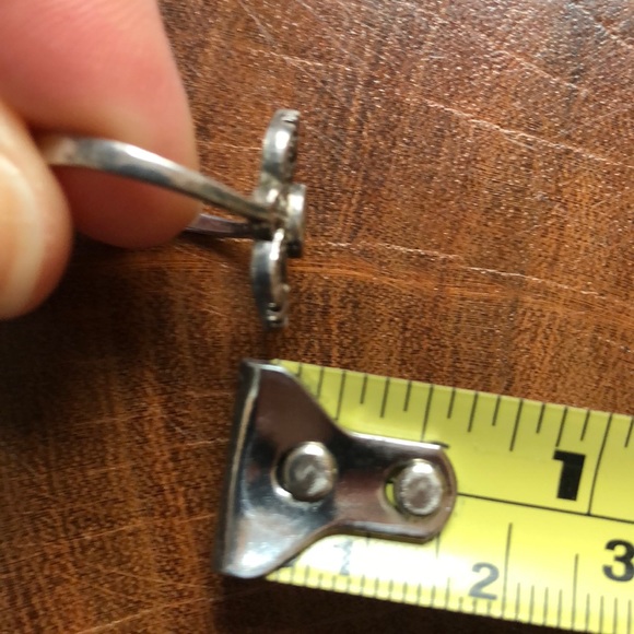 Vintage Silver and Green Ring - Picture 6 of 8